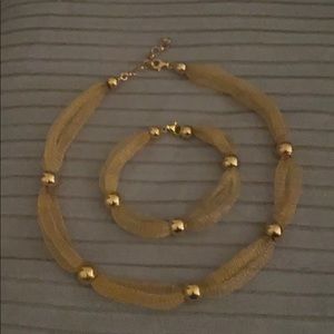 Sterling Silver  Italy necklace end bracelet